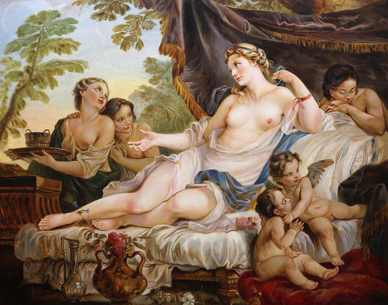 Пробуждение Венеры - классическая живопись