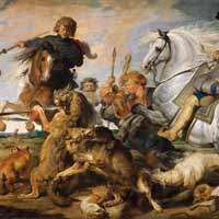 Rubens. The Wolf and Fox Hunt.