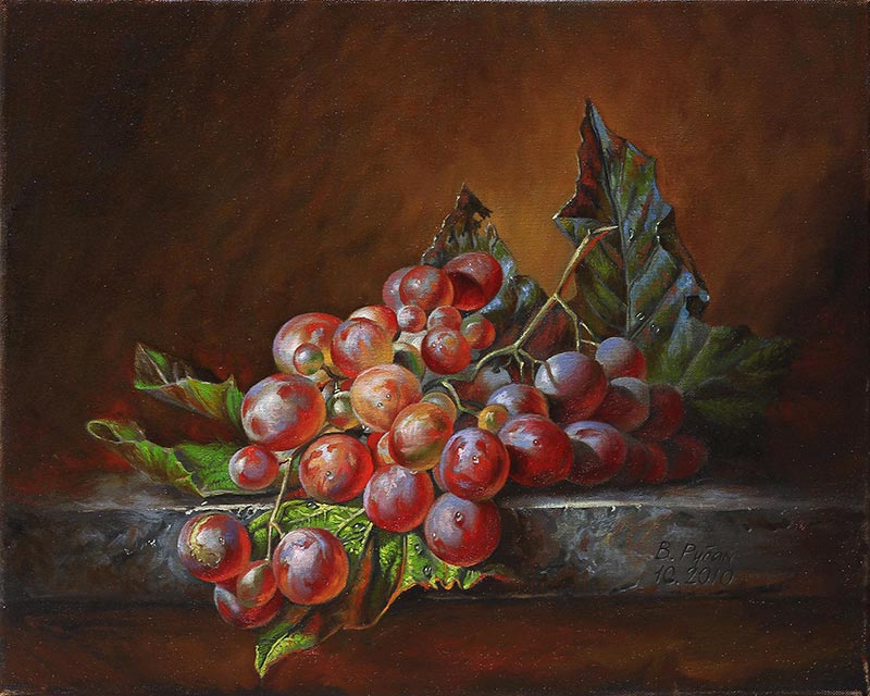 Копия картины Claret grapes - художник Виталий Рубан.