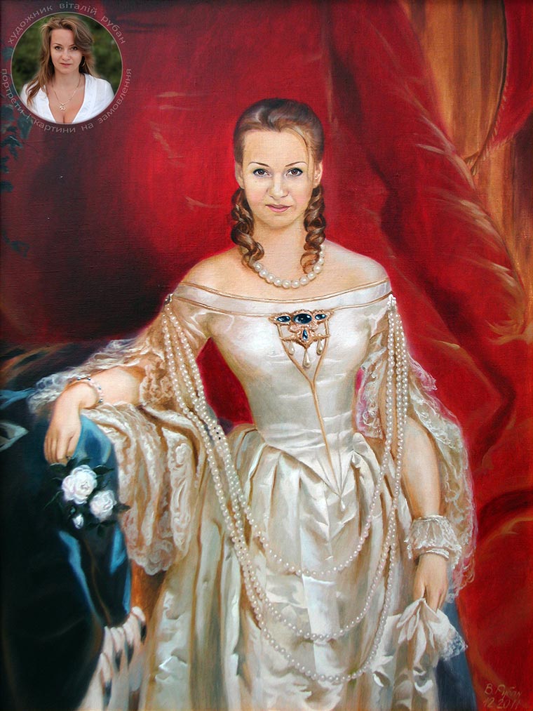 Жіночий портрет в образі імператриці