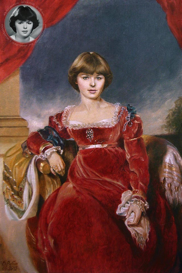 Женский портрет в образе княгини