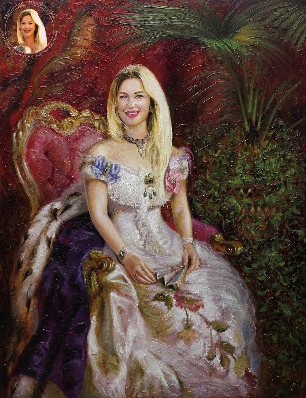 Женский портрет в образе княгини Веры Александровны (Марии Михайловны) Волконской